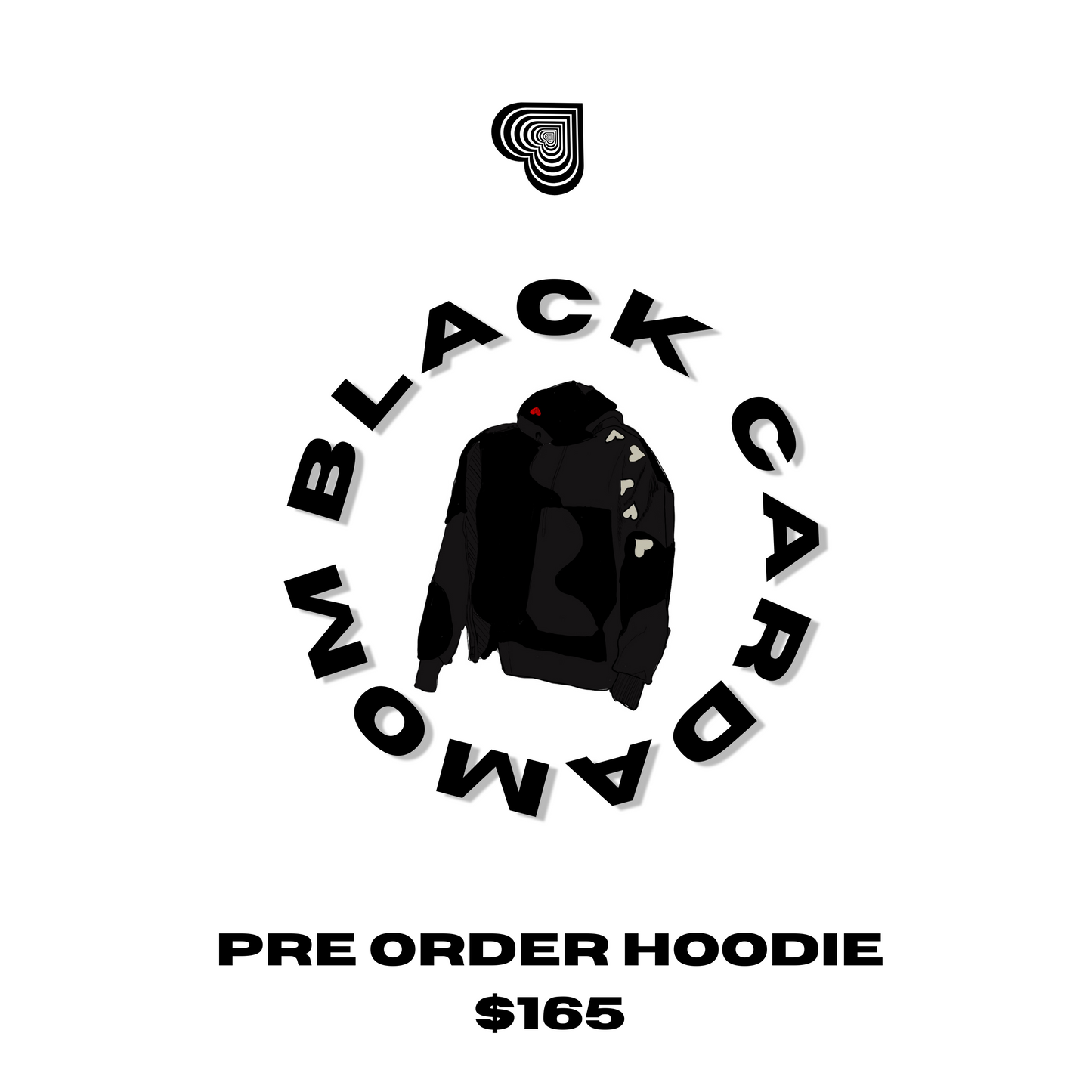 "Black Cardamon" 2 Tone Hoodie