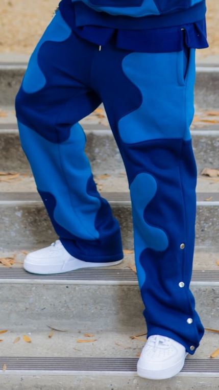 "Himalayan Blue" 2 Tone Pants